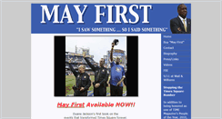 Desktop Screenshot of mayfirstthebook.com