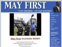 Tablet Screenshot of mayfirstthebook.com